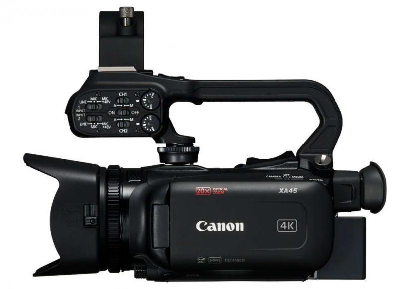 Видеокамера Canon XA45 с возможностями профессиональной съемки теперь доступна в регионе EMEA